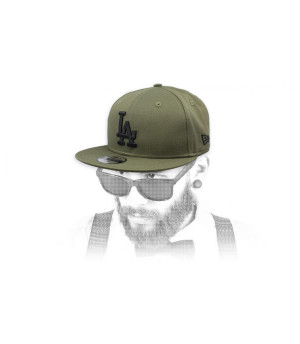 snapback LA grün schwarz Snapback League Ess LA 9Fifty black olive black